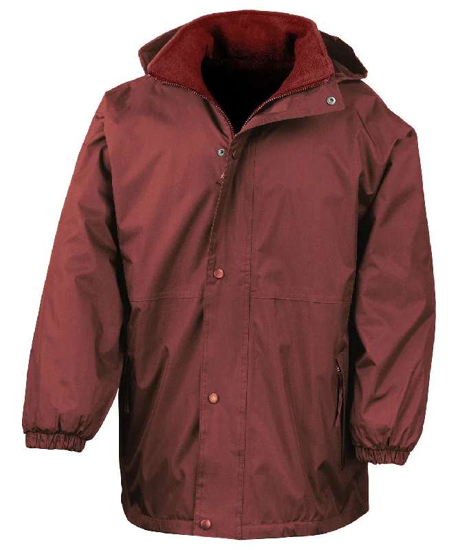 Cycling JacketsBurgundy/Burgundy - Junior/youth reversible StormDri 4000 jacket