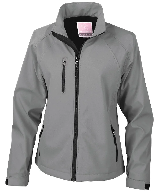 Windproof JacketsSilver Grey - Women's baselayer softshell jacket