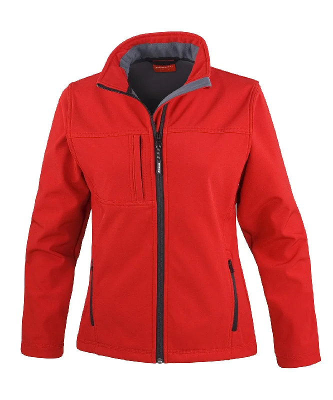 Quilted JacketsRed - Women's classic softshell jacket