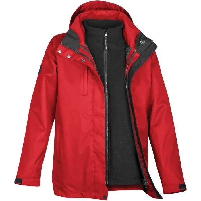 Branded JacketsStormtech Women's Red Vortex Hd 3In1 System Parka