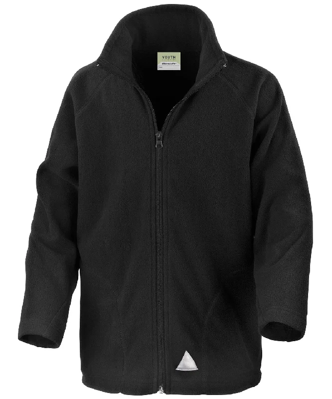 Camping JacketsBlack - Core junior microfleece jacket