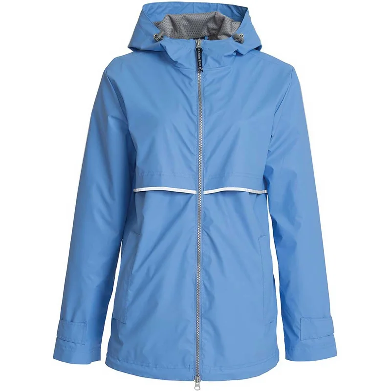 Lace-Up JacketsCharles River Women's Periwinkle New Englander Rain Jacket