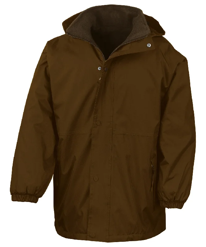 Winter JacketsBrown/Brown - Junior/youth reversible StormDri 4000 jacket