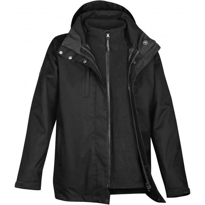 Retro JacketsStormtech Women's Black Vortex Hd 3In1 System Parka