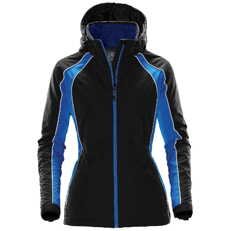 Winter JacketsStormtech Women's Black/Royal Road Warrior Thermal Shell