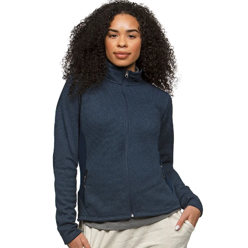 Running JacketsAntigua Women's Navy Heather Multi Course Jacket