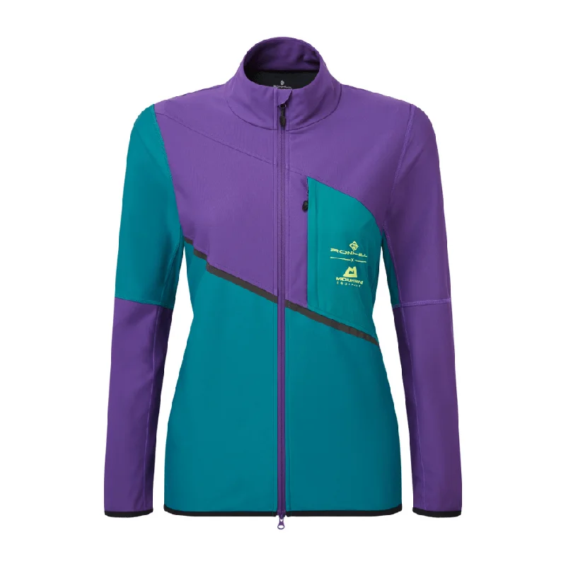 WindbreakersRonhill Women's Tech Gore-Tex Windstopper Jacket in Marine/Regal Purple AW24