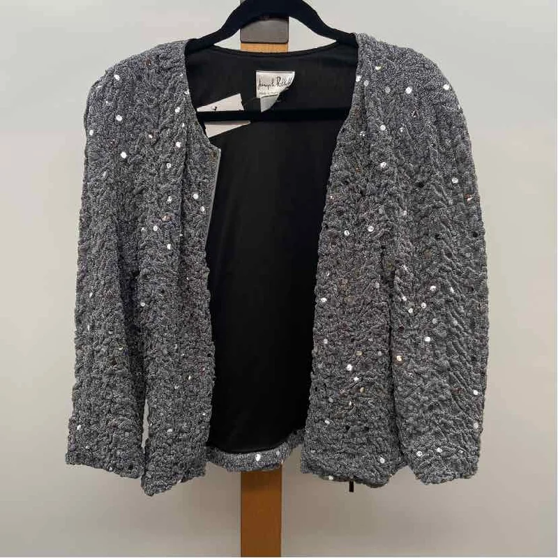 Outdoor JacketsJoseph Ribkoff Women's Size 12 Silver Shimmer Jacket