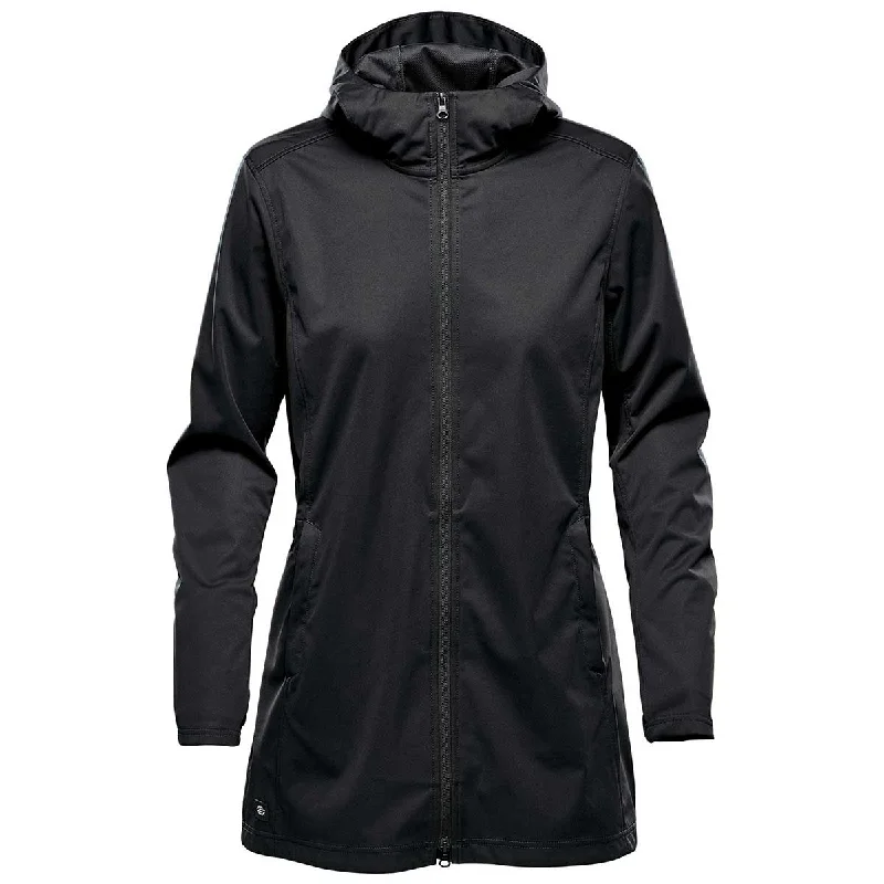 Insulated JacketsStormtech Women's Black Belcarra Softshell