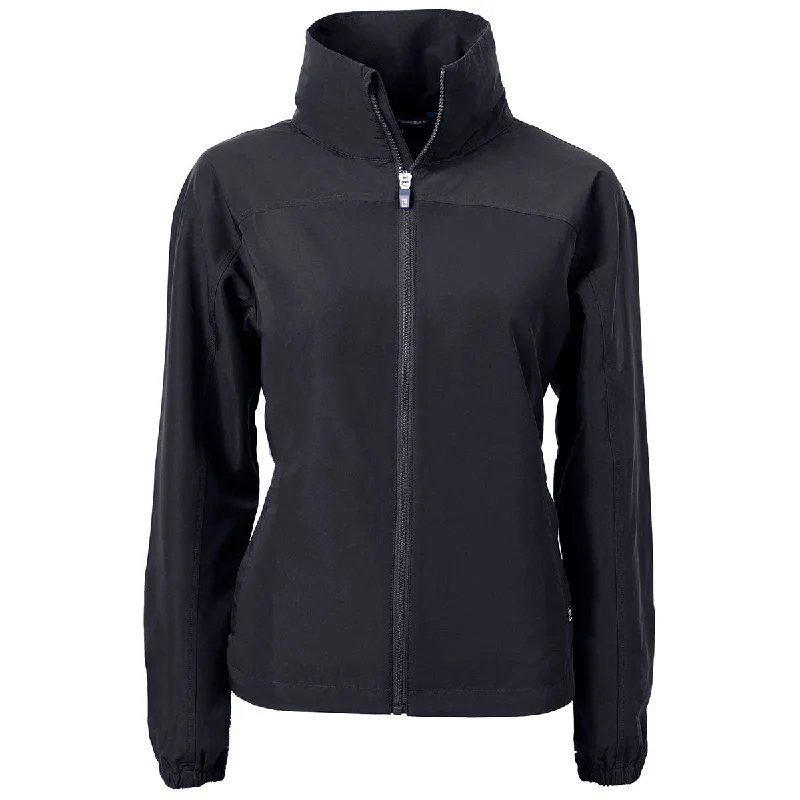 Streetwear JacketsCutter & Buck Women's Black Charter Eco Recycled Full Zip Jacket