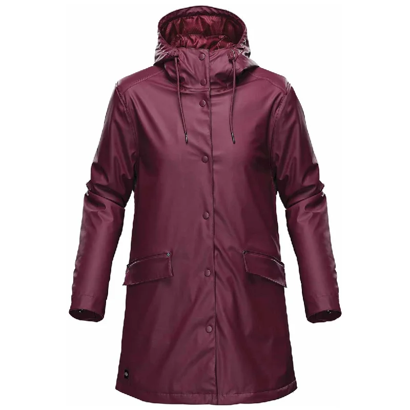 Cultural JacketsStormtech Women's Burgundy Waterfall Insulated Rain Jacket