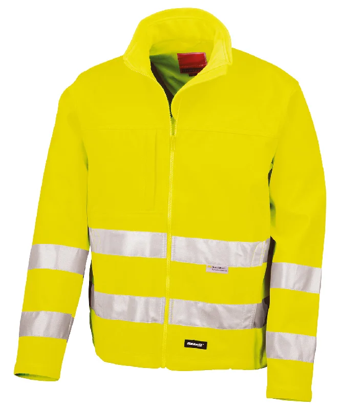 Fringed JacketsFluorescent Yellow - High-viz softshell jacket