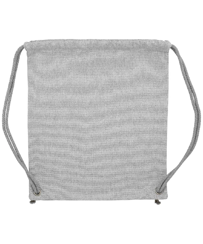 Faux Leather JacketsHeather Grey - Woven gym bag (STAU763)