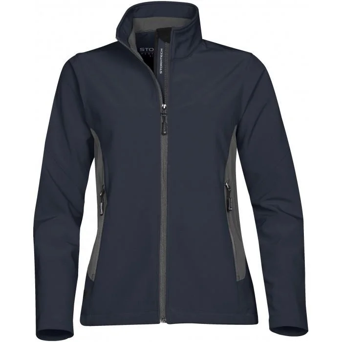 Windproof JacketsStormtech Women's Navy/Granite Pulse Softshell