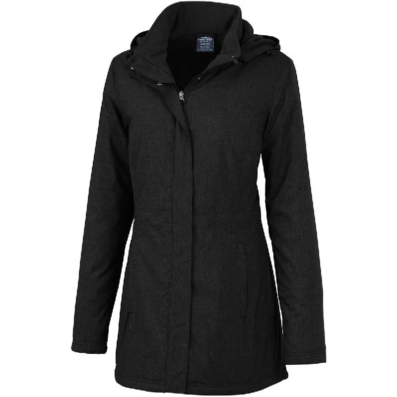 Zippered JacketsCharles River Women's Black Journey Parka