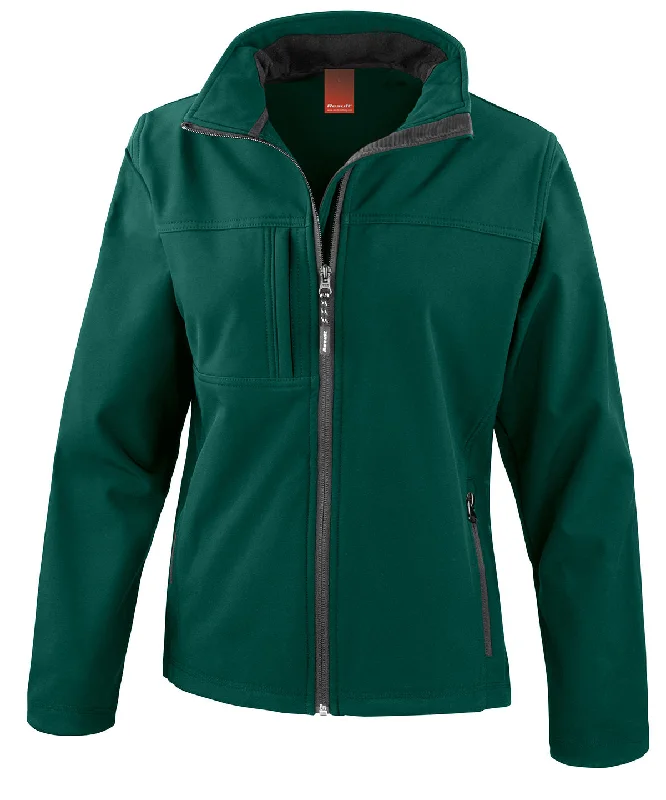 Hemp JacketsBottle Green - Women's classic softshell jacket