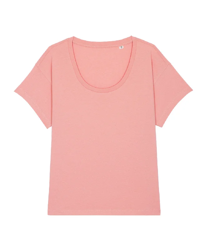 BlazersCanyon Pink - Women's Stella Chiller scoop neck relaxed fit t-shirt (STTW036)