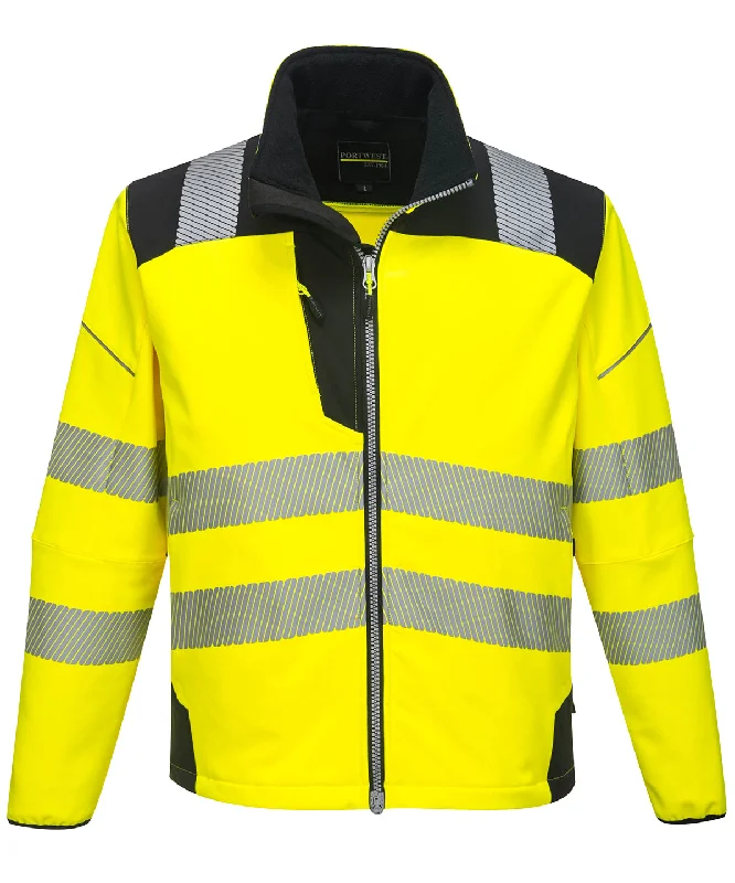 Urban JacketsYellow/Black - PW3 Hi-vis softshell jacket (T402)