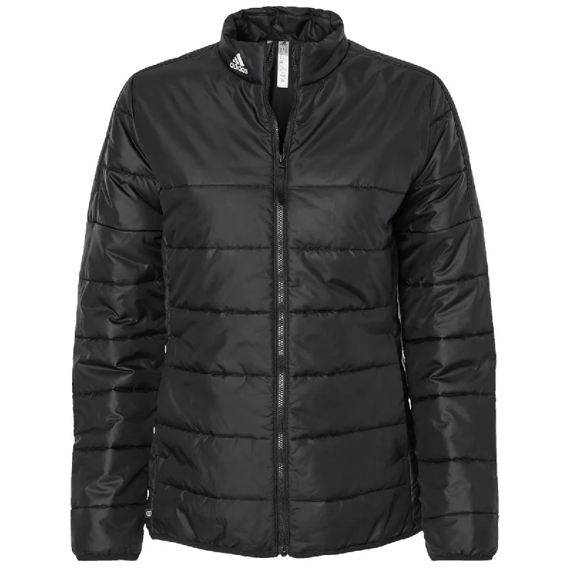 Motorcycle JacketsAdidas Women's Black Puffer Jacket