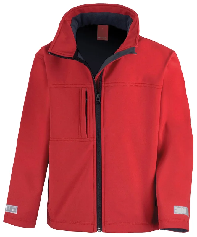 Trench CoatsRed - Junior classic softshell 3-layer jacket