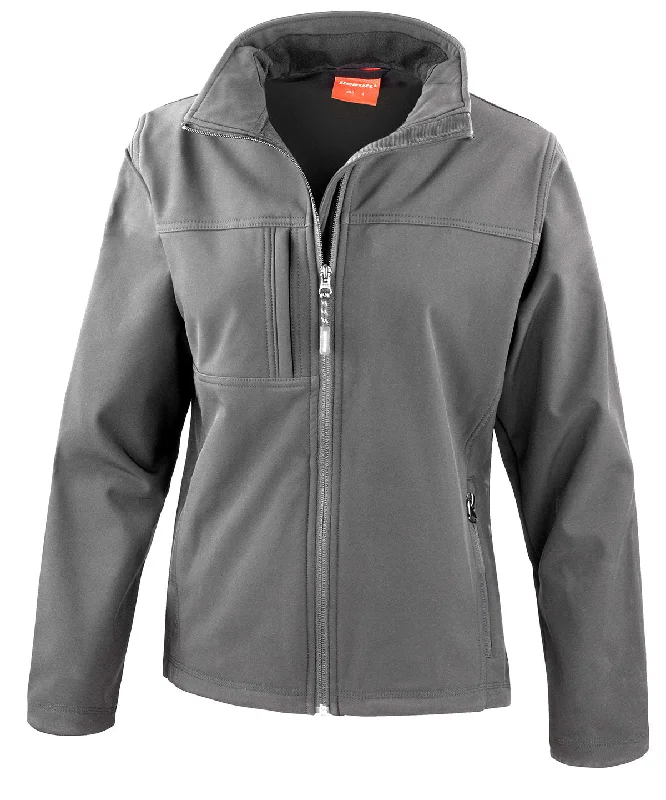 Motorcycle JacketsGrey - Women's classic softshell jacket