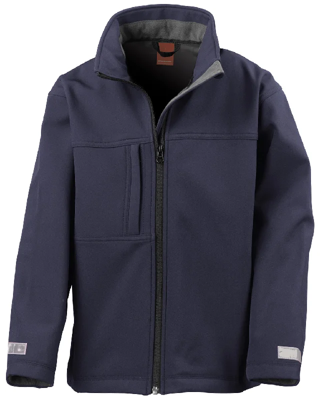 Bomber JacketsNavy - Junior classic softshell 3-layer jacket