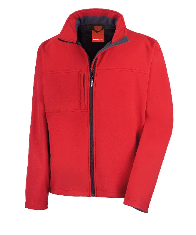 Travel JacketsRed - Classic softshell jacket