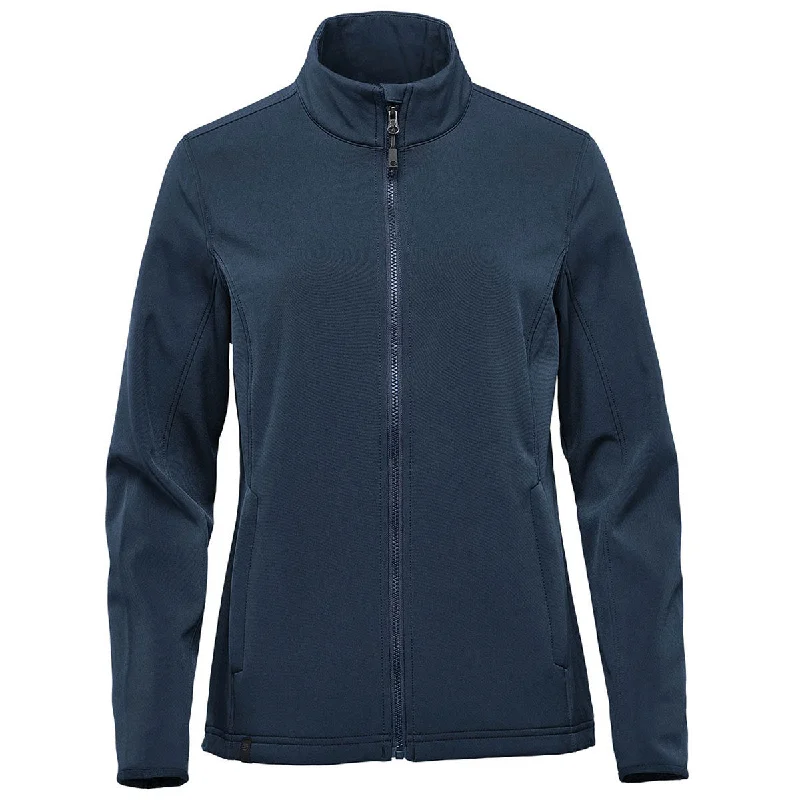 Faux Leather JacketsStormtech Women's Navy Narvik Softshell Jacket