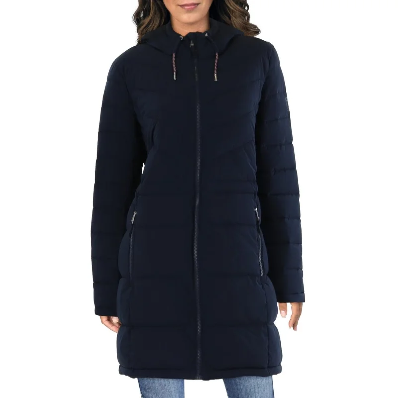 Running JacketsTommy Hilfiger Womens Quilted Midi Puffer Jacket