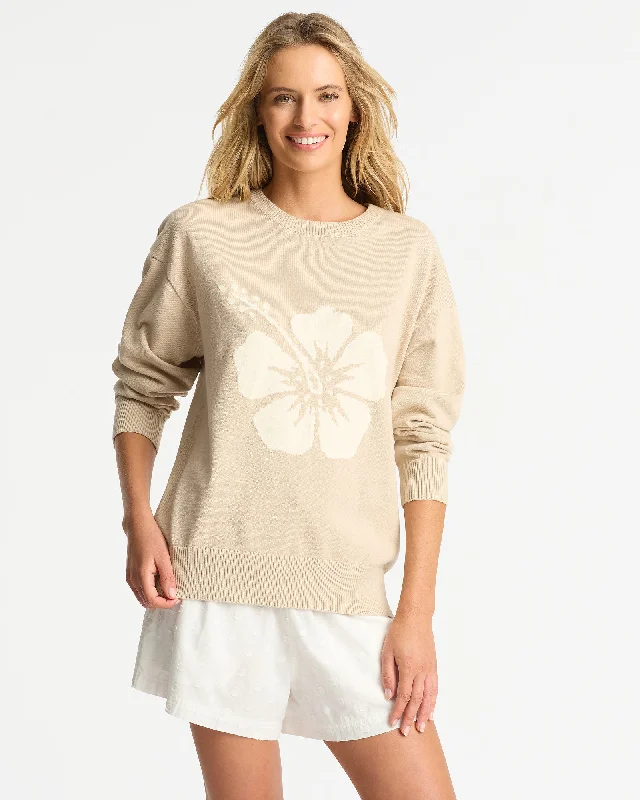 Knit CableWomens - Common Knit - Taupe