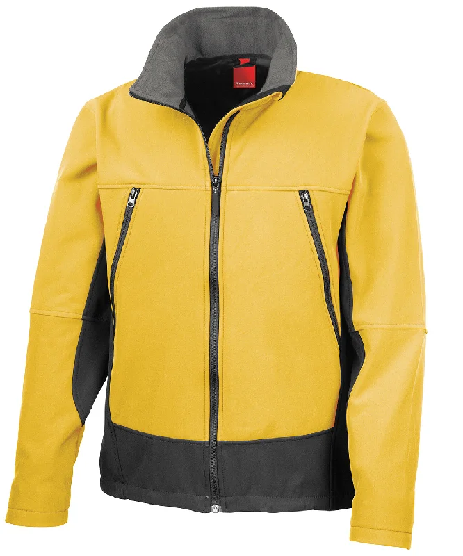 College JacketsSport Yellow/Black* - Softshell activity jacket