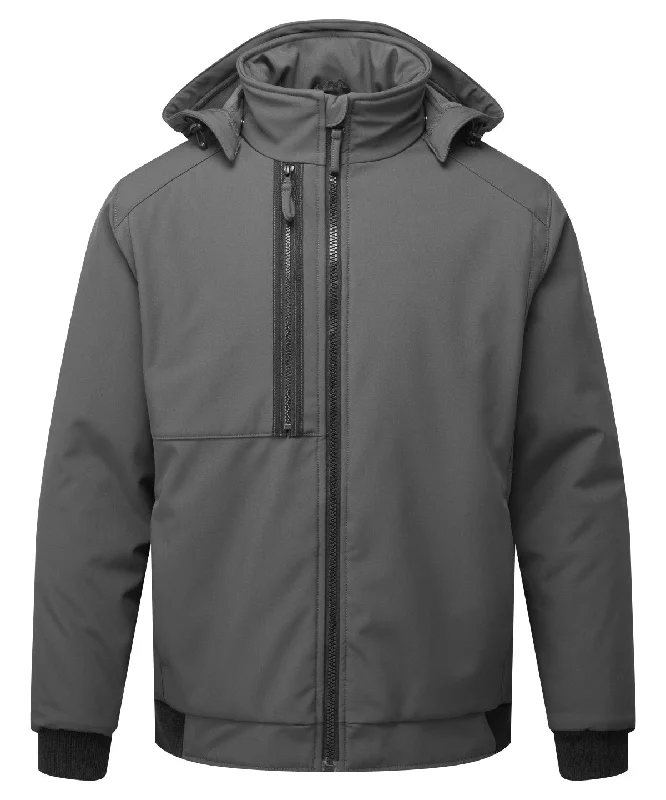 Cropped JacketsMetal Grey - WX2 2-layer padded softshell