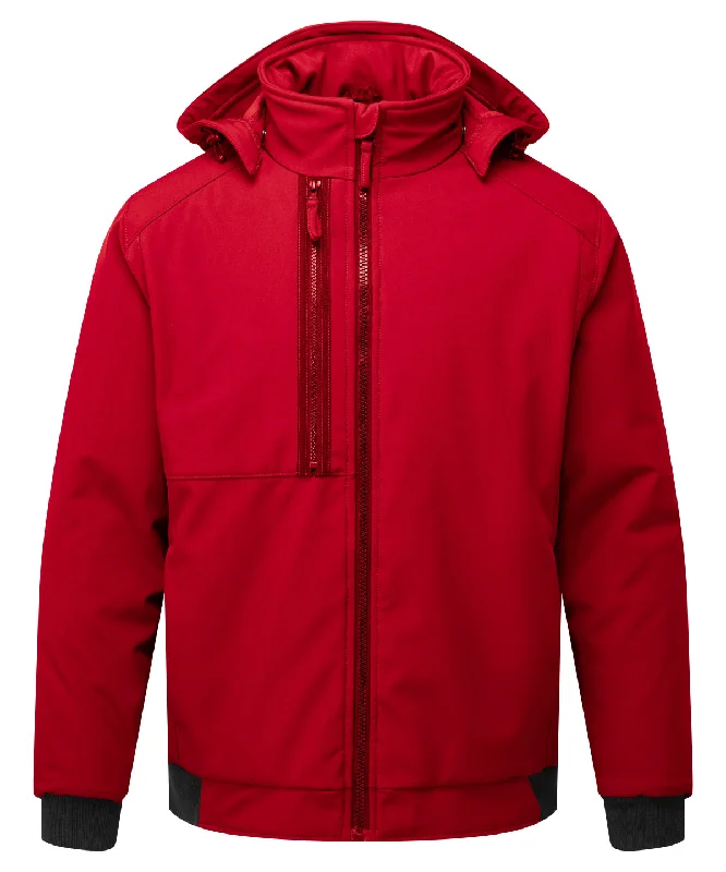 Nylon JacketsDeep Red - WX2 2-layer padded softshell