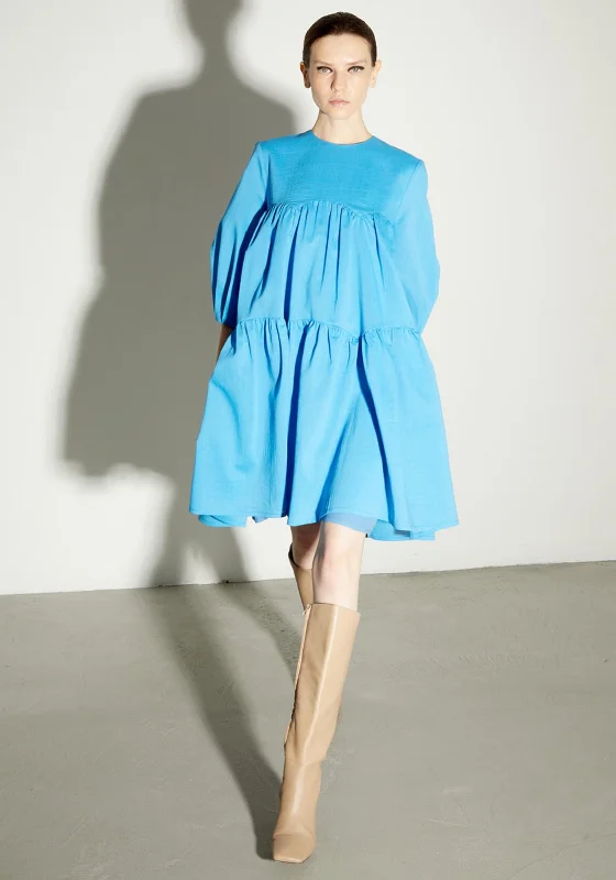 Birelin Volume Smock Mini Dress, BlueBallet Dress