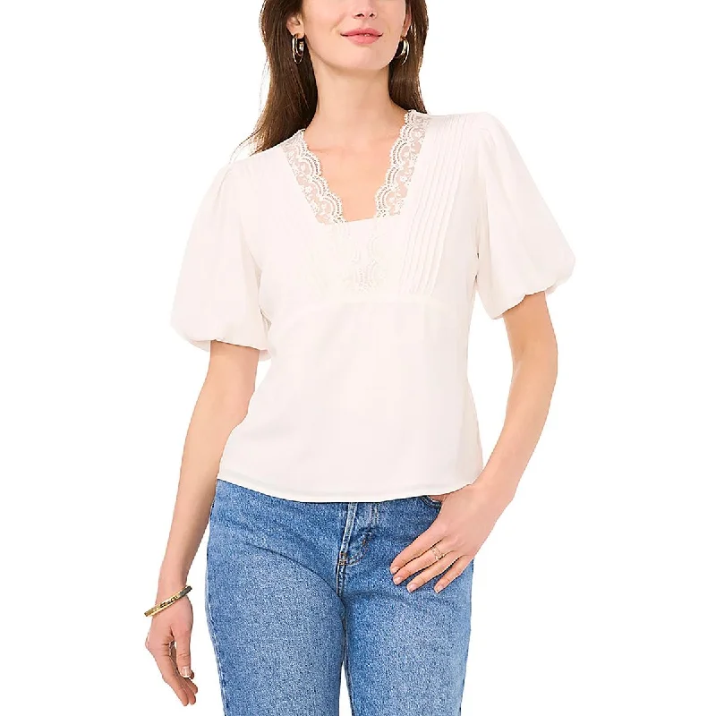 Bamboo ShirtsWomens Pintuck Chiffon Blouse