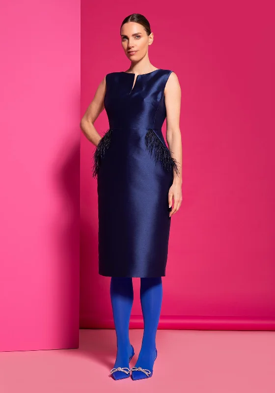 Caroline Kilkenny Evelyn Dress, NavyOpaque Dress