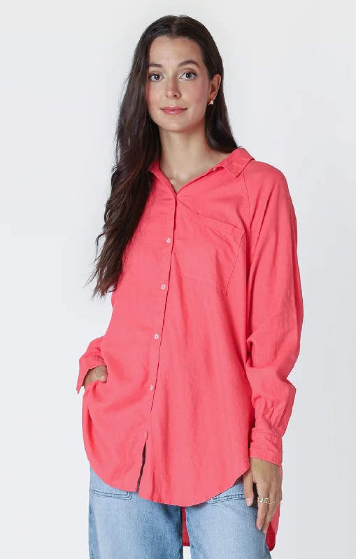 Sports Team ShirtsTop - Dex Button Front Blouse