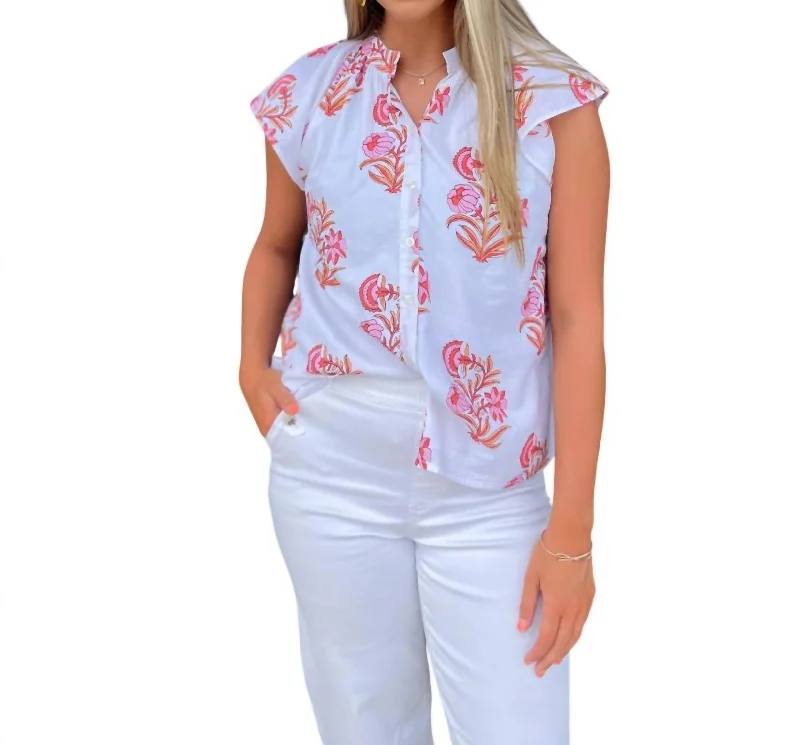 Studded ShirtsEmberglow Bays Blouse In White