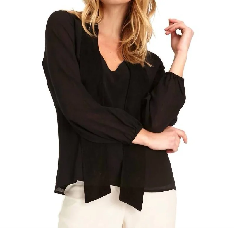 Pocket ShirtsCastellina Blouse In Black