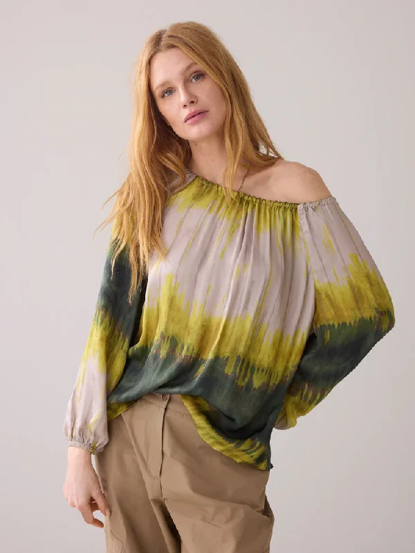 Relaxed Fit ShirtsSummum Tie Dye Stripe Blouse Multicolour