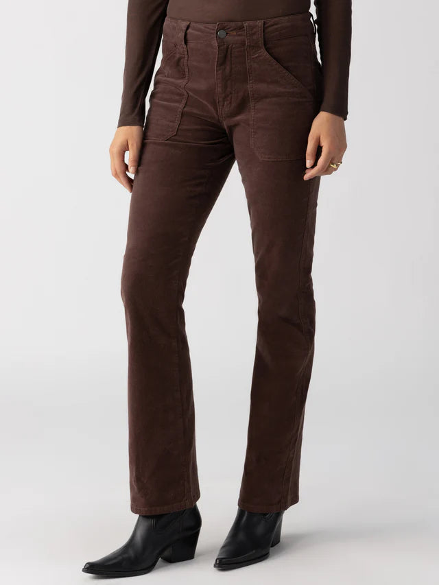 Corduroy Hayden Bootcut Pants by Sanctuary in Brown SugarRiding Pants