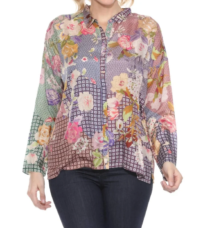 Statement ShirtsCathron Mingle Blouse In Multi