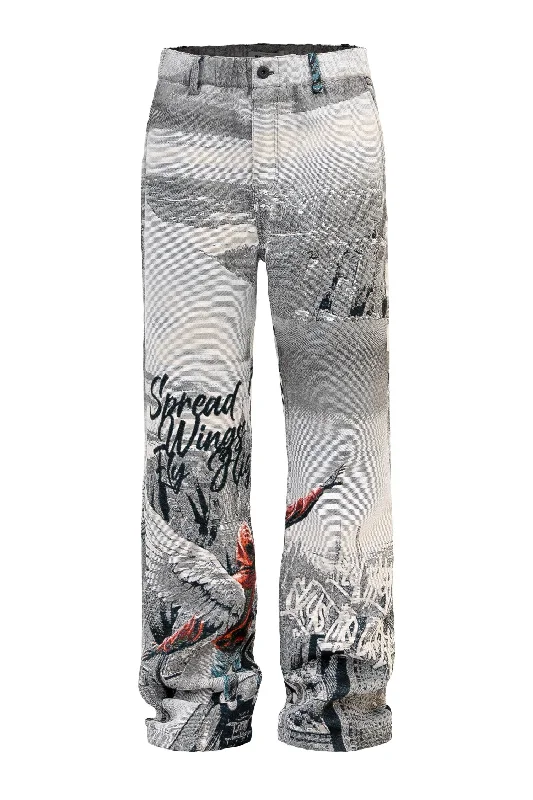 Men's Street Angel Tapestry Jacquard PantsTactical Pants