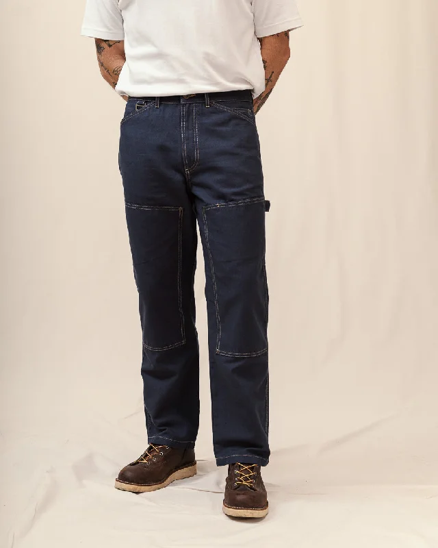 Garage Double Knee Pants - NavyTrousers