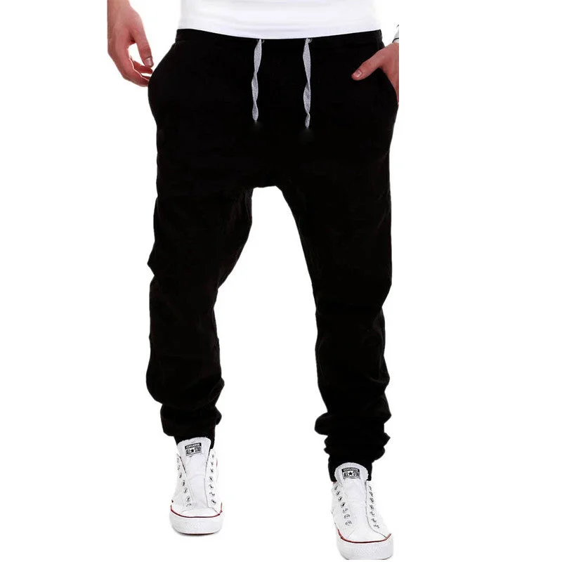 Casual Loose Jogger PantsElastic-waist