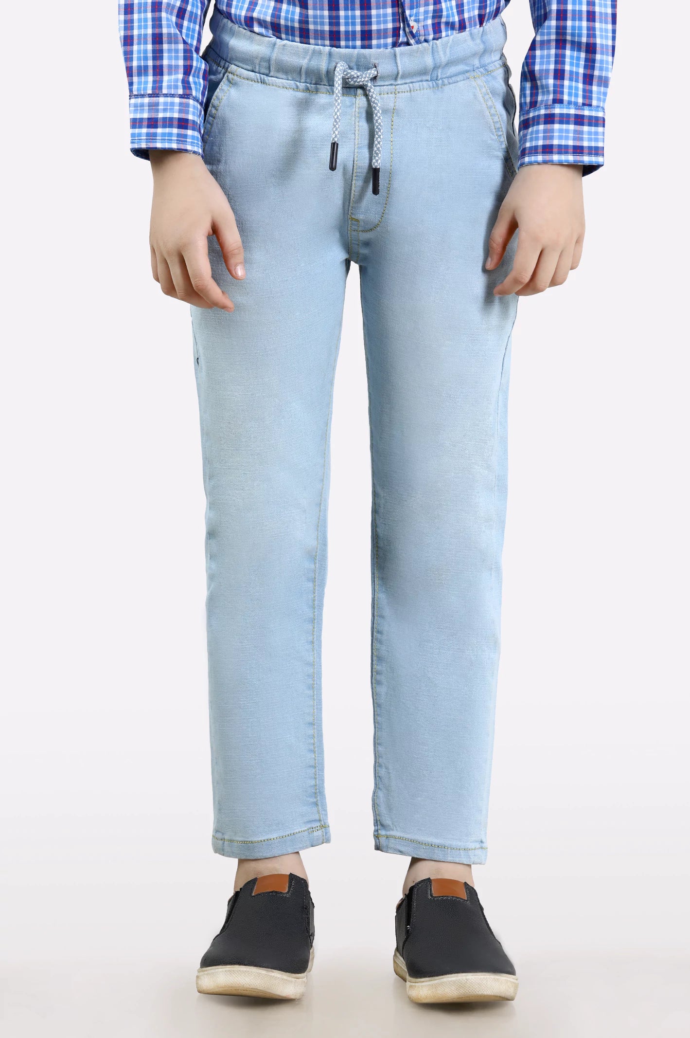 Light Blue Denim Jeans For BoysDenim holes