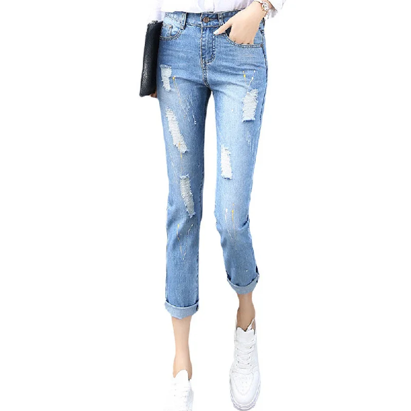 Ankle-length Harem Casual Loose Skinny Denim PantsHot Pants