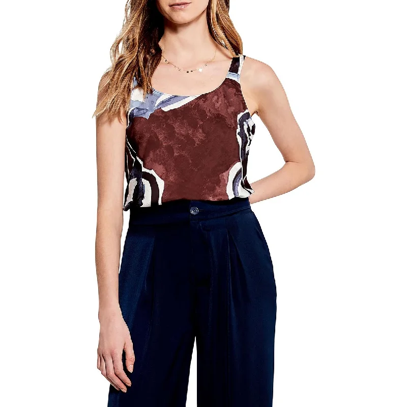 College ShirtsWomens Scoop Neck Sleeveless Blouse