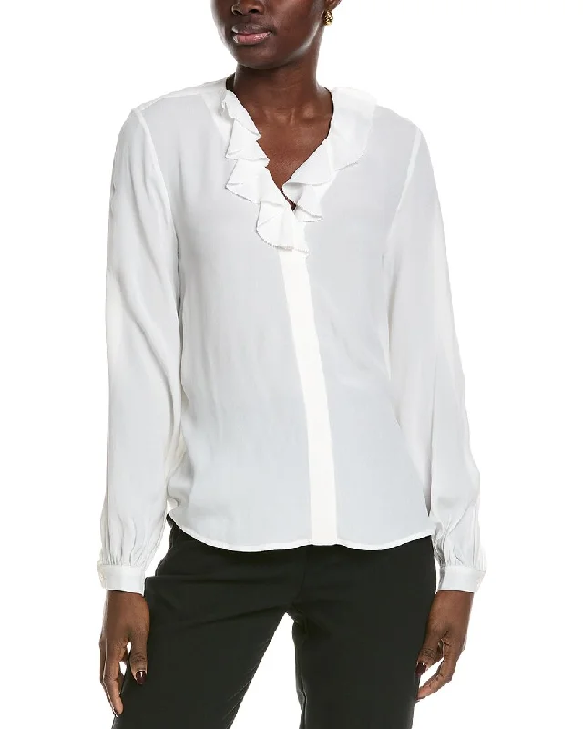 Velvet ShirtsBrooks Brothers Ruffle Blouse