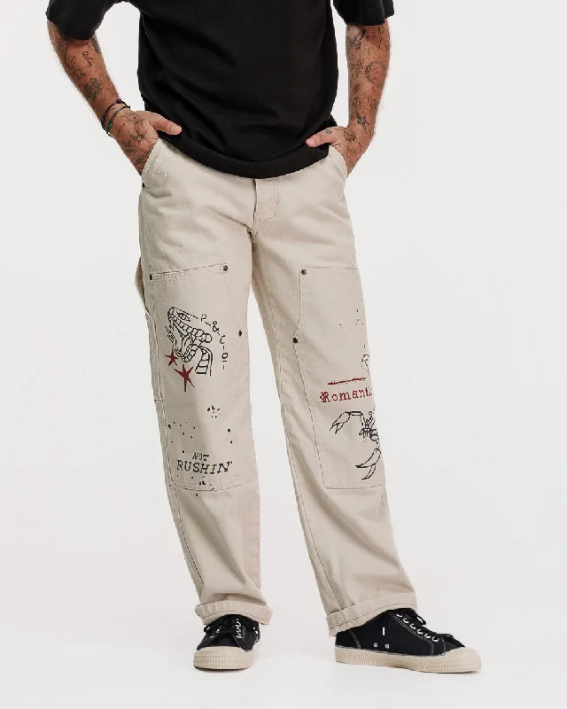 Chaos Carpenter Pants - Vintage BoneWind Pants